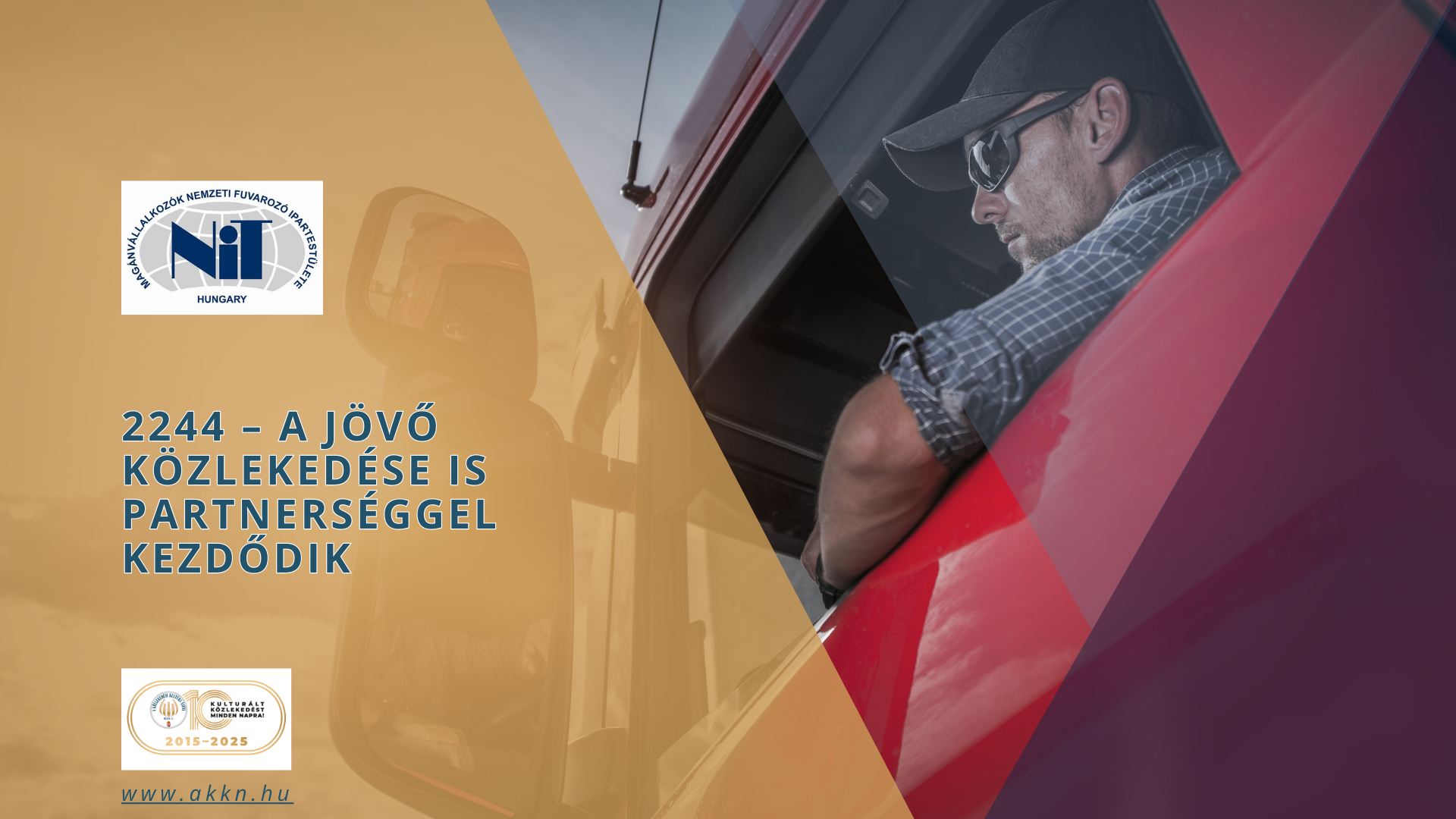 2244 – A jövő közlekedése is partnerséggel kezdődik – Magánvállalkozók Nemzeti Fuvarozó Ipartestülete – NiT Hungary