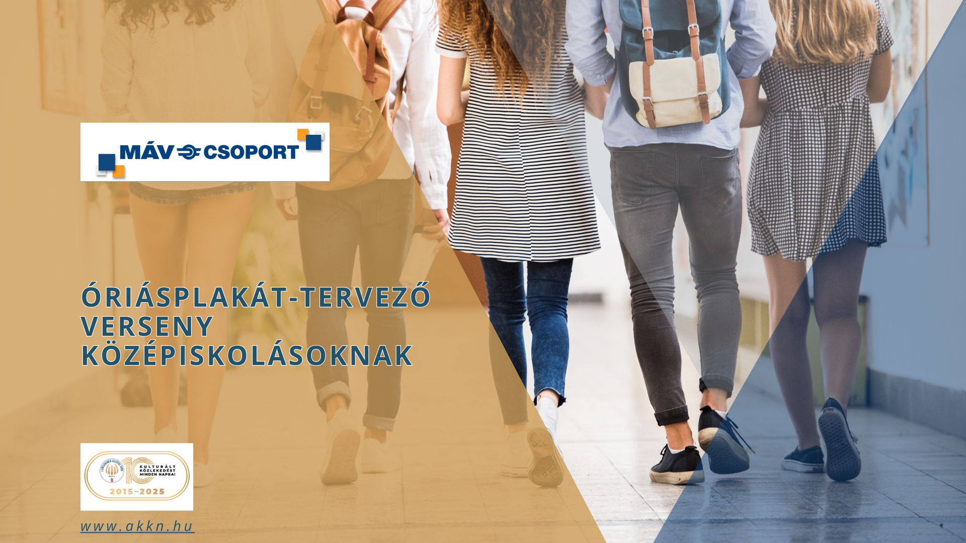 Óriásplakát-tervező verseny középiskolásoknak – MÁV-csoport