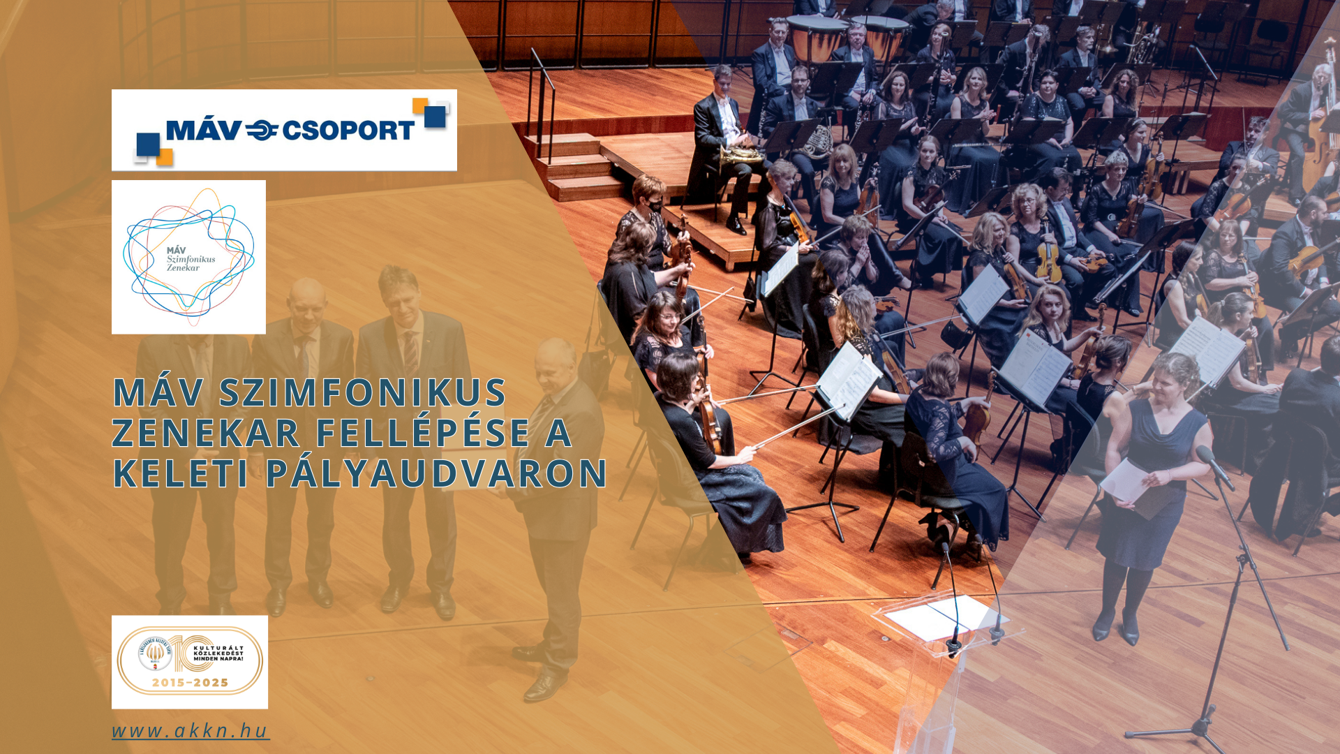 MÁV Szimfonikus Zenekar fellépés – MÁV-csoport
