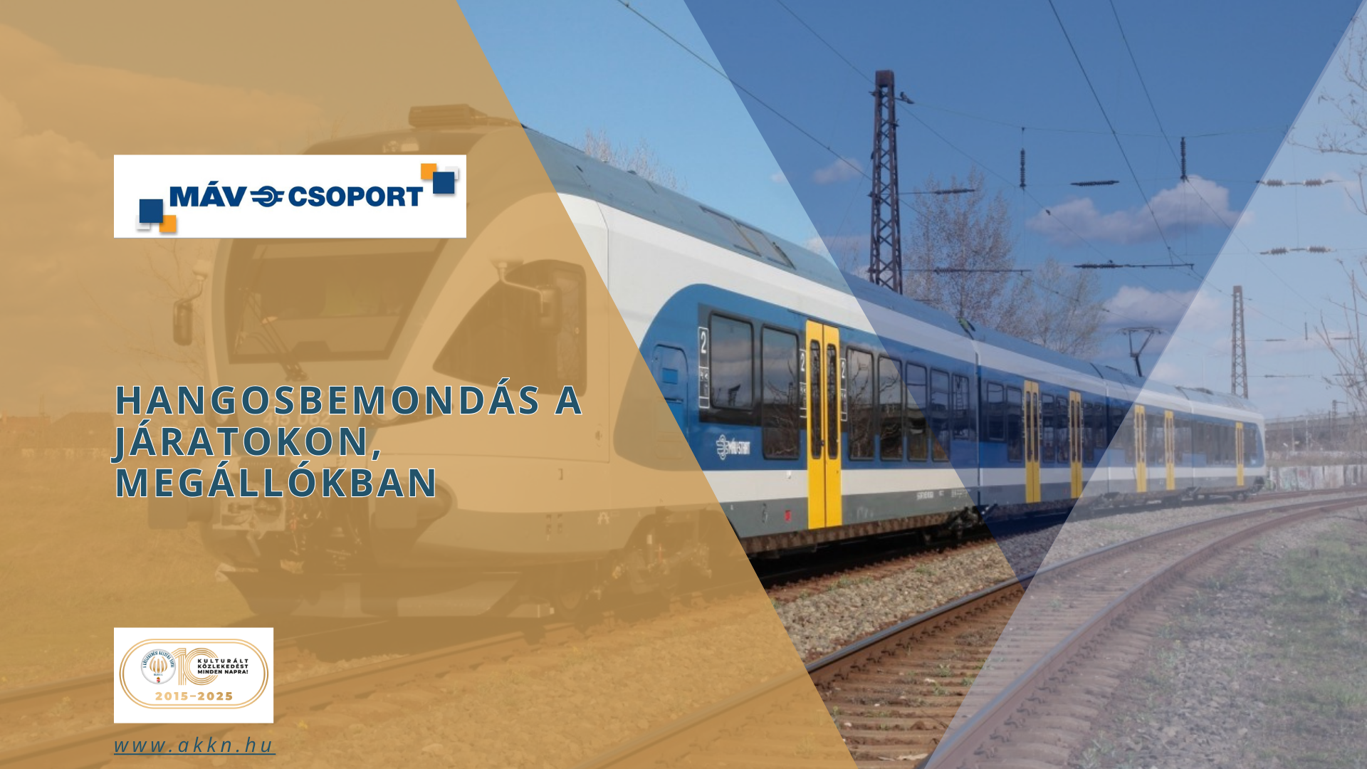 Hangosbemondás – MÁV-csoport
