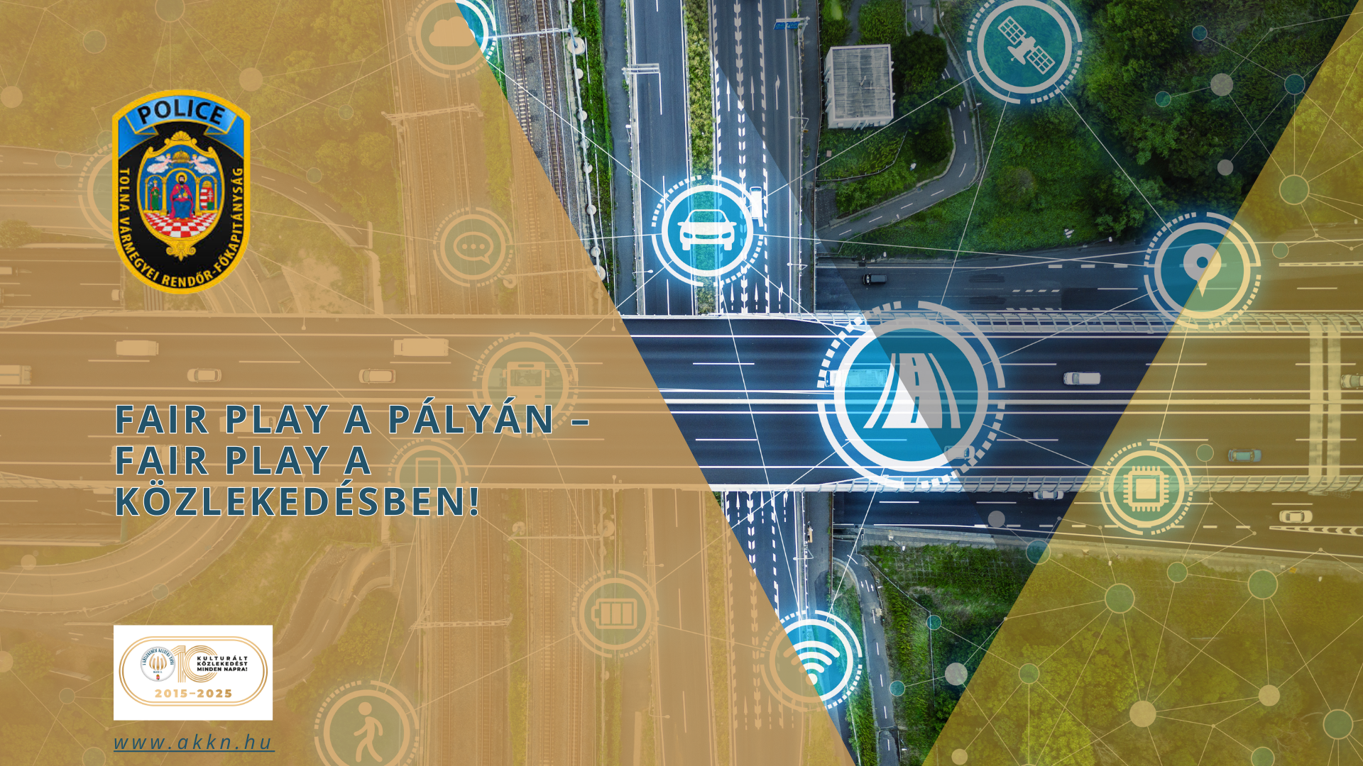 „Fair play a pályán – fair play a közlekedésben!” – Tolna Vármegyei Rendőr-főkapitányság