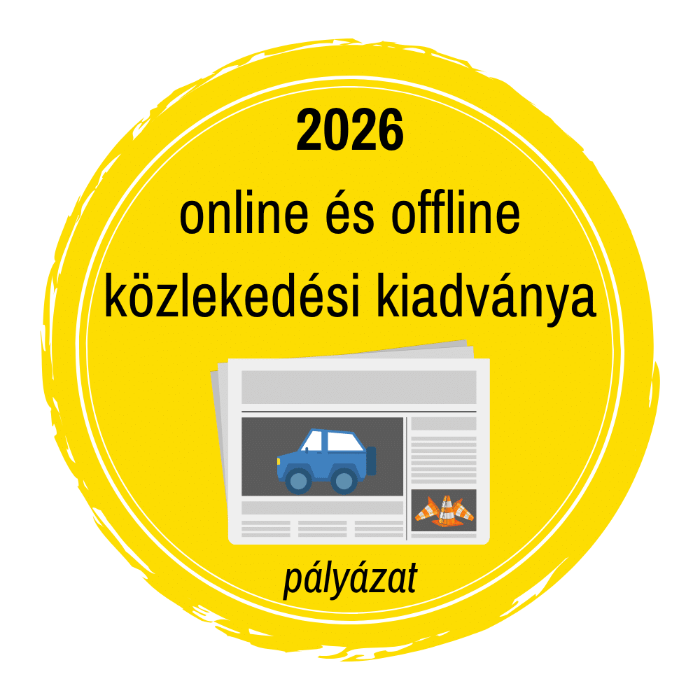 Az Év online és offline Közlekedési Kiadvány 2026