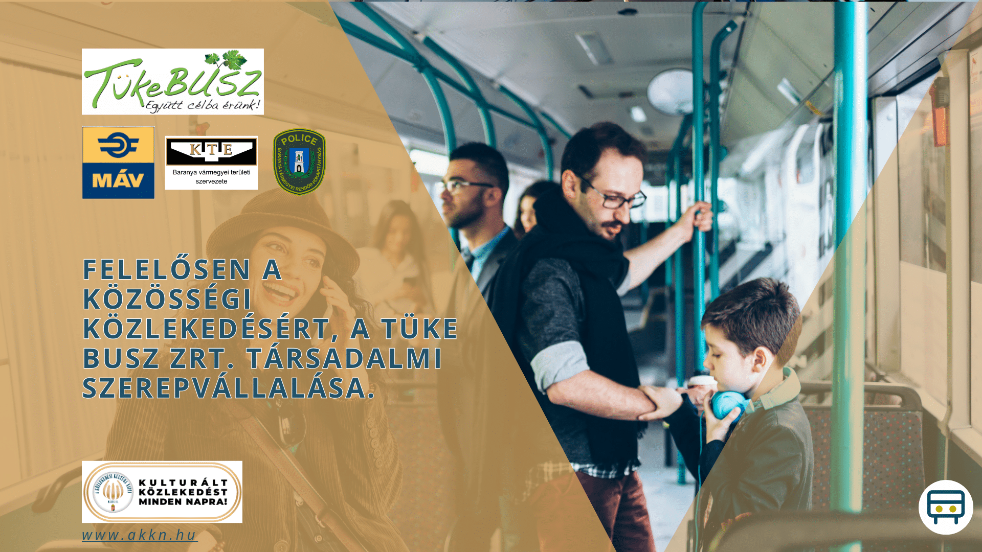 Felelősen a közösségi közlekedésért, a Tüke Busz Zrt. társadalmi szerepvállalása.