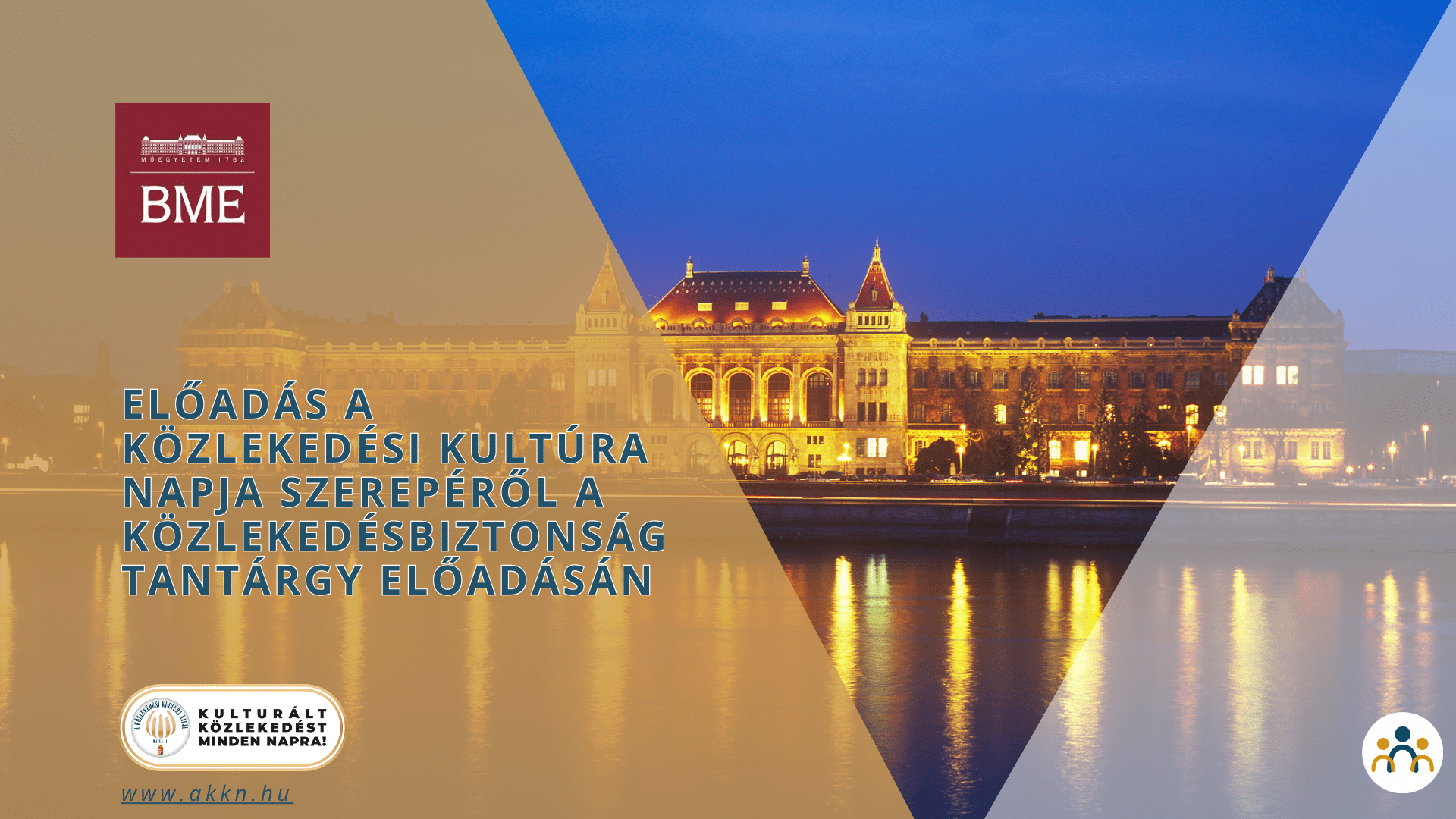 Előadás a Közlekedési Kultúra Napja szerepéről a Közlekedésbiztonság tantárgy előadásán