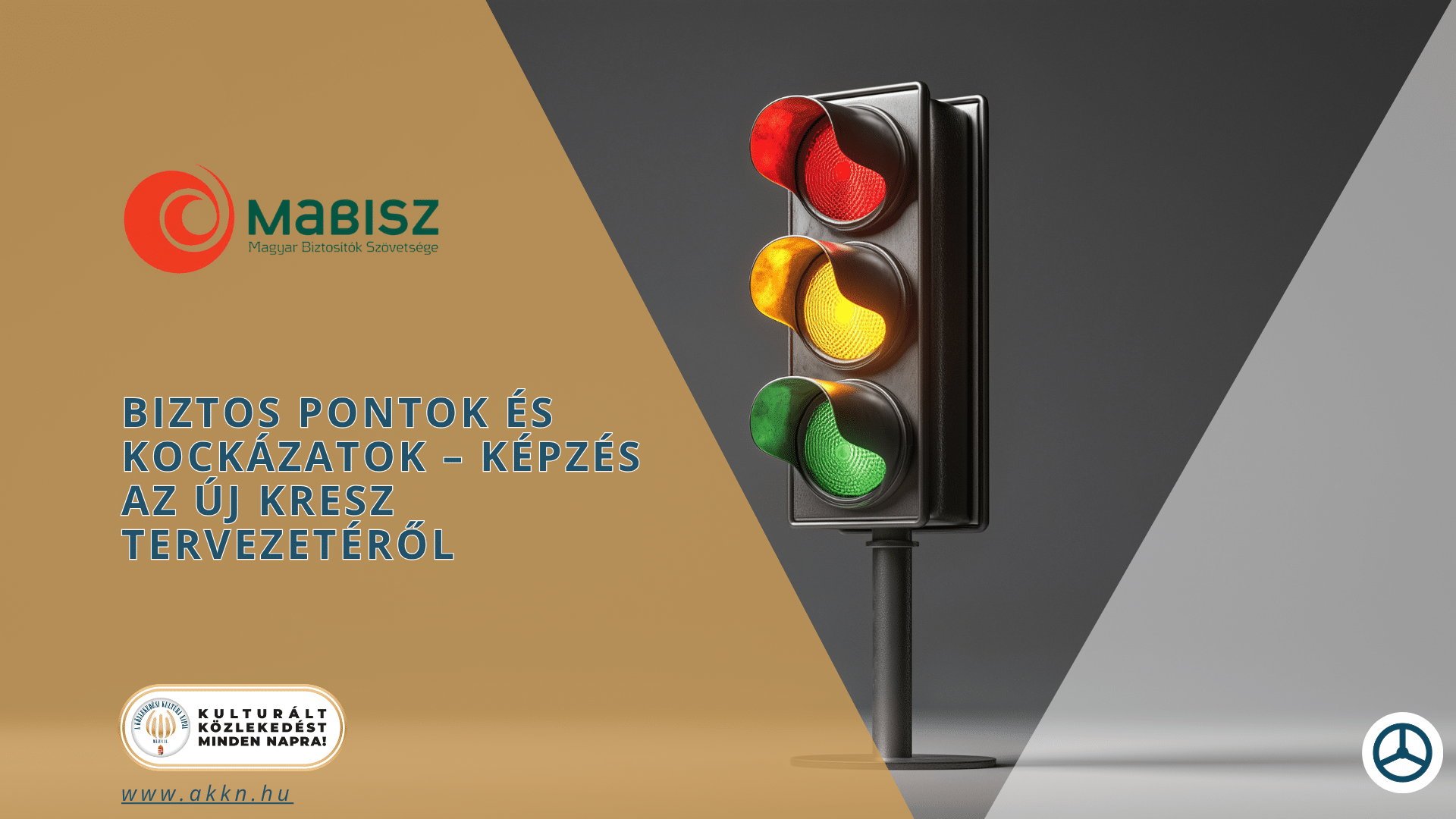 Biztos pontok és kockázatok – képzés az új KRESZ tervezetéről