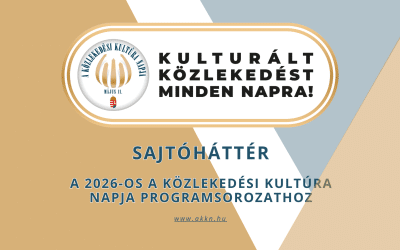 Sajtóháttér a 2026-os A Közlekedési Kultúra Napja Programsorozathoz